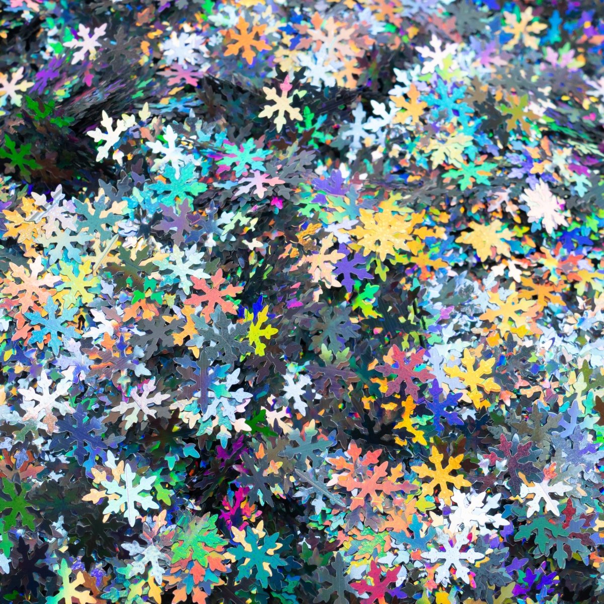 1 (Holographic )(Snow - Flakes & Christmas) - Hey Beautiful Nail Supplies