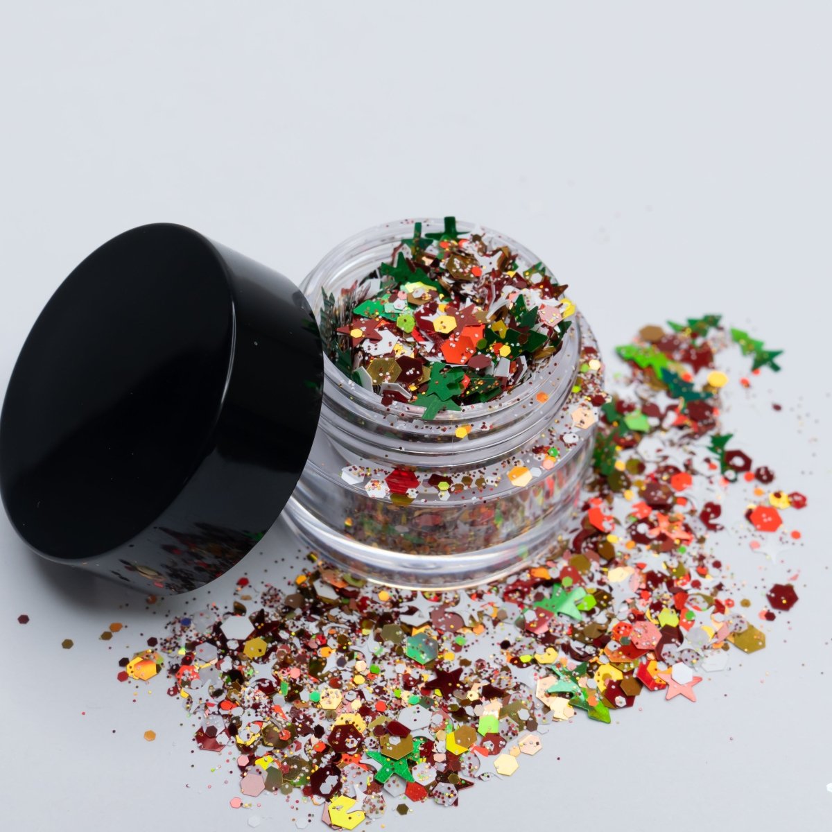 18 (Snow - Flakes & Christmas) - Hey Beautiful Nail Supplies