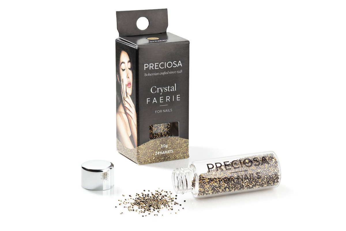 24 karats (Gold) Crystal Faerie 10g - Hey Beautiful Nail Supplies