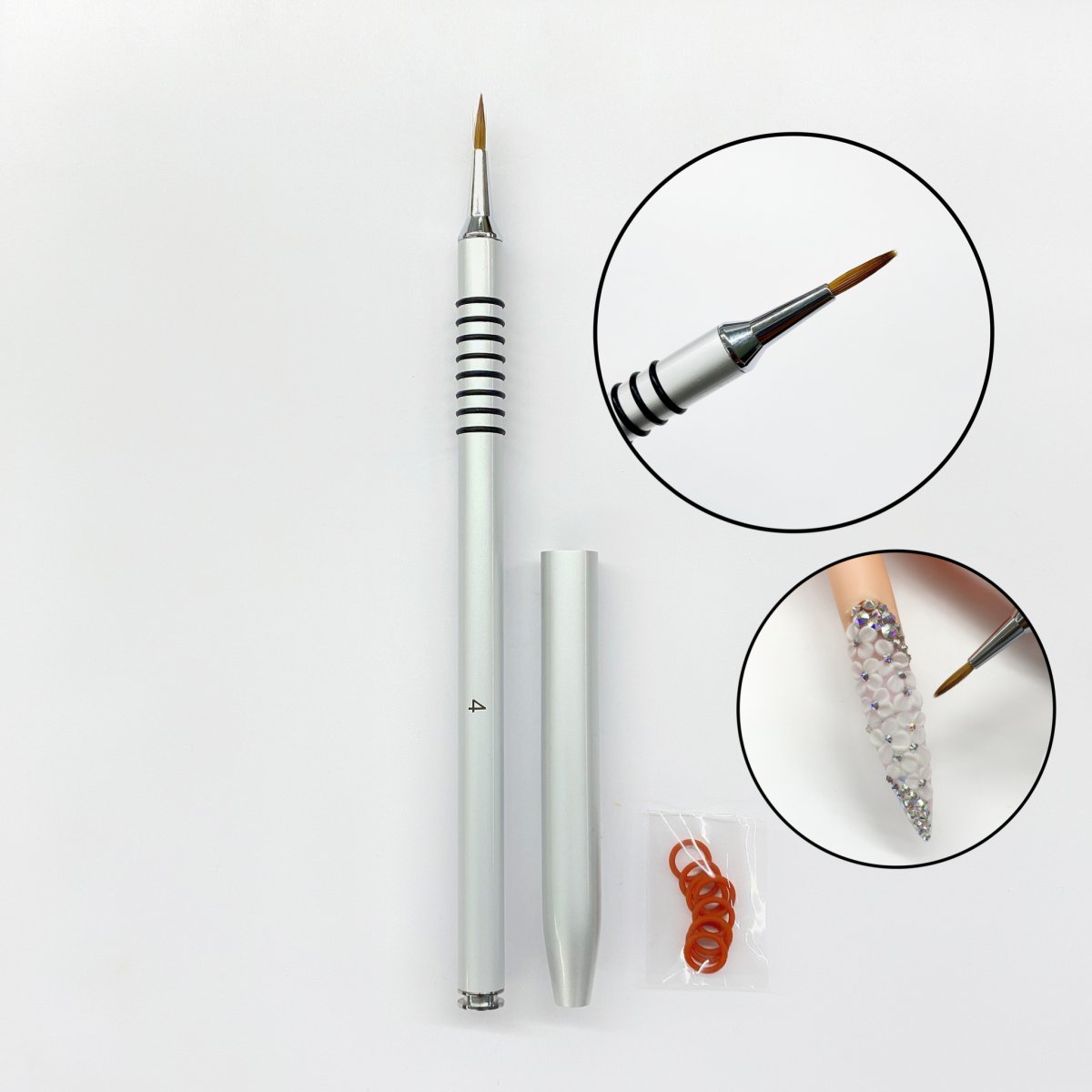 3D Nail Brushes - Hey Beautiful Nail Supplies