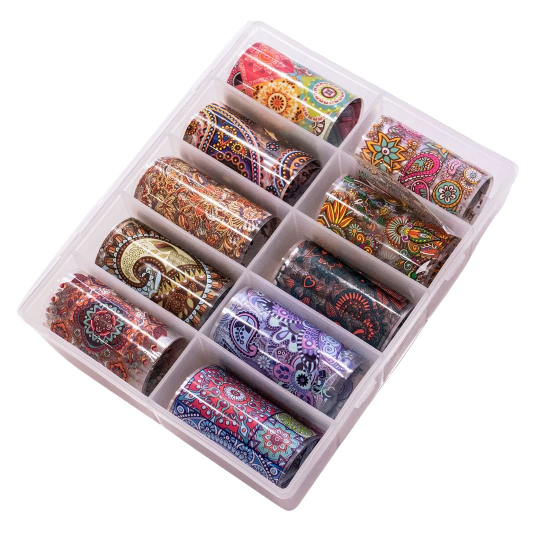 Bohemian Nail Foil Sticker - Hey Beautiful Nail Supplies