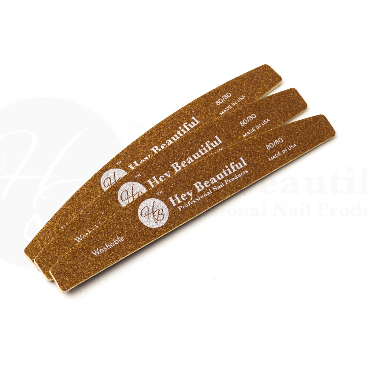 Brown Nail Files | Long Lasting - Hey Beautiful Nail Supplies