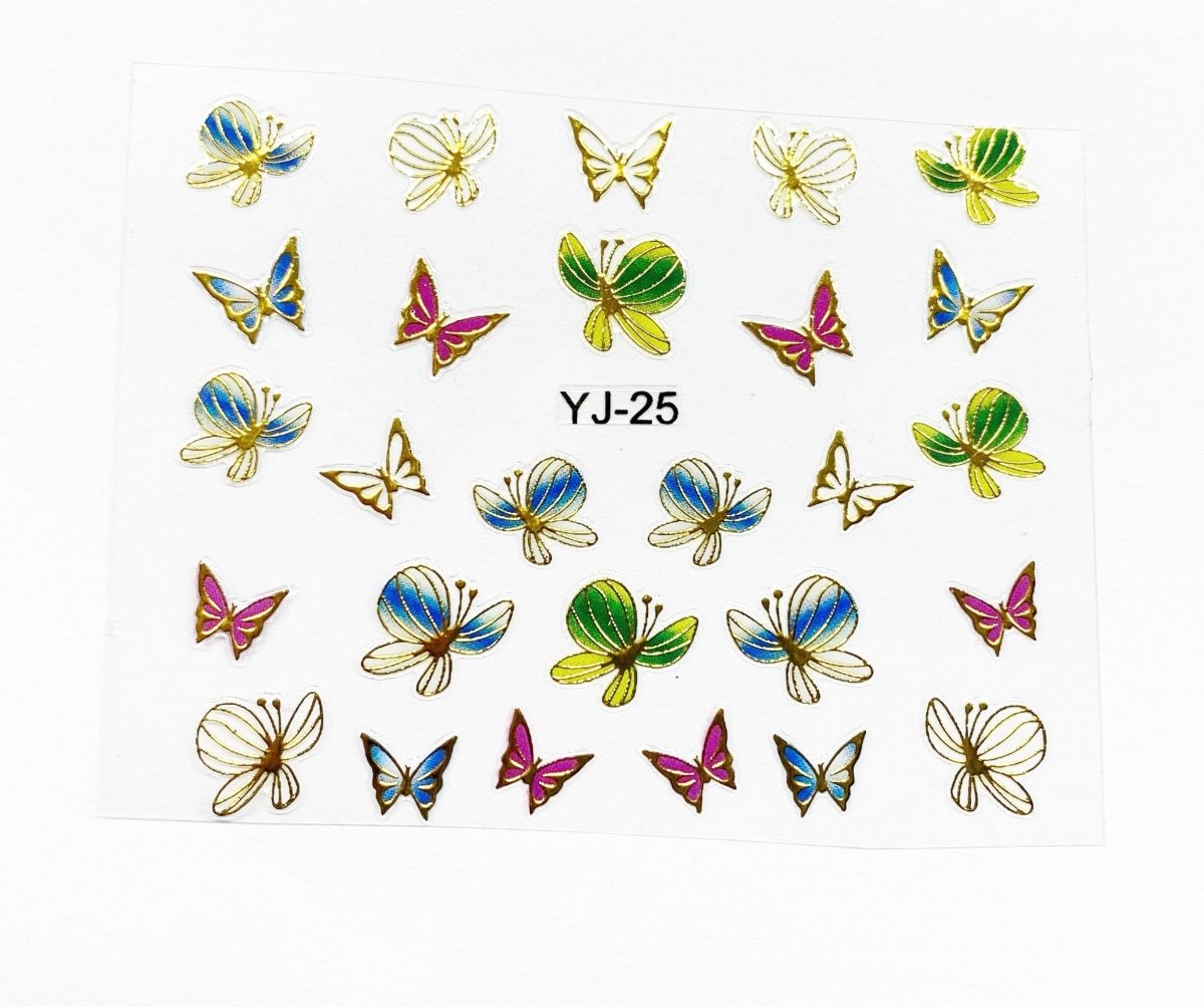 Butterfly decals 2 - Hey Beautiful Nail Supplies