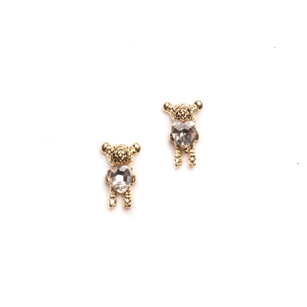 Charms | Bear W/ Crystal - Hey Beautiful Nail Supplies