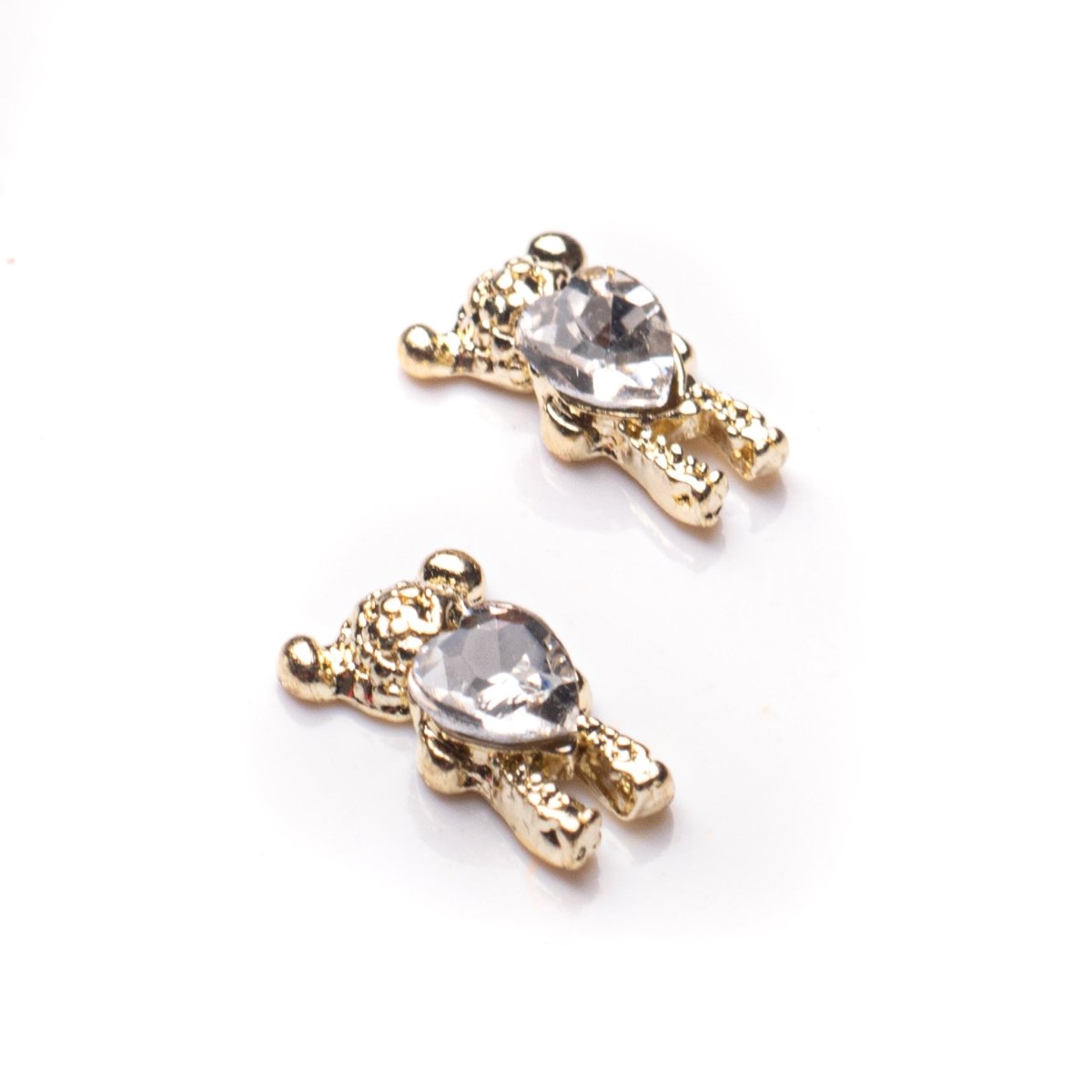 Charms | Bear W/ Crystal - Hey Beautiful Nail Supplies