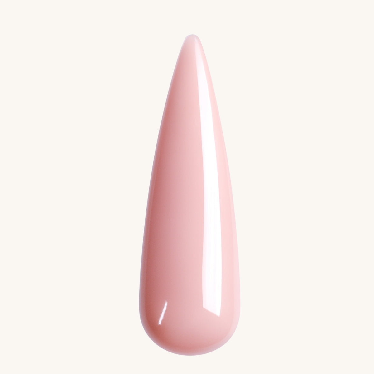 Pink nail tip on a white background