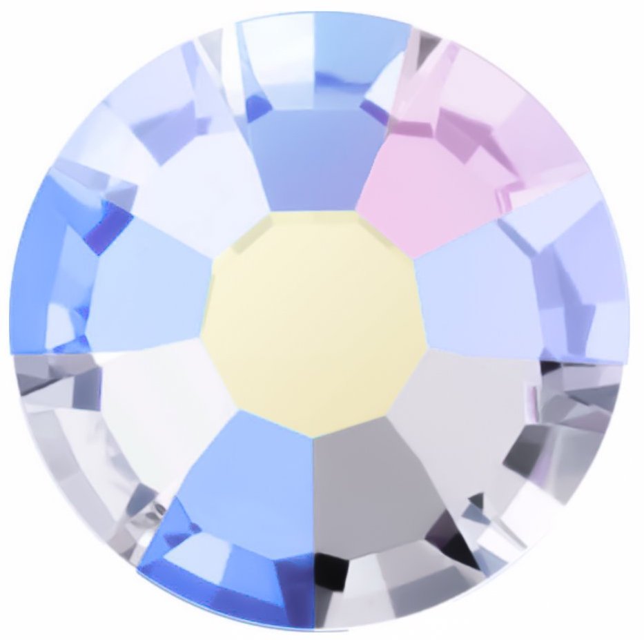 Crystal AB | Preciosa MAXIMA | Round Flatback | Non Hotfix - Hey Beautiful Nail Supplies