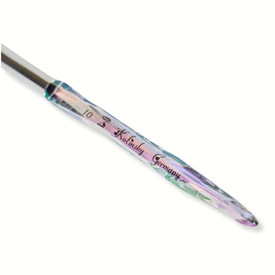 Crystal French Brushes - Hey Beautiful Nail Supplies