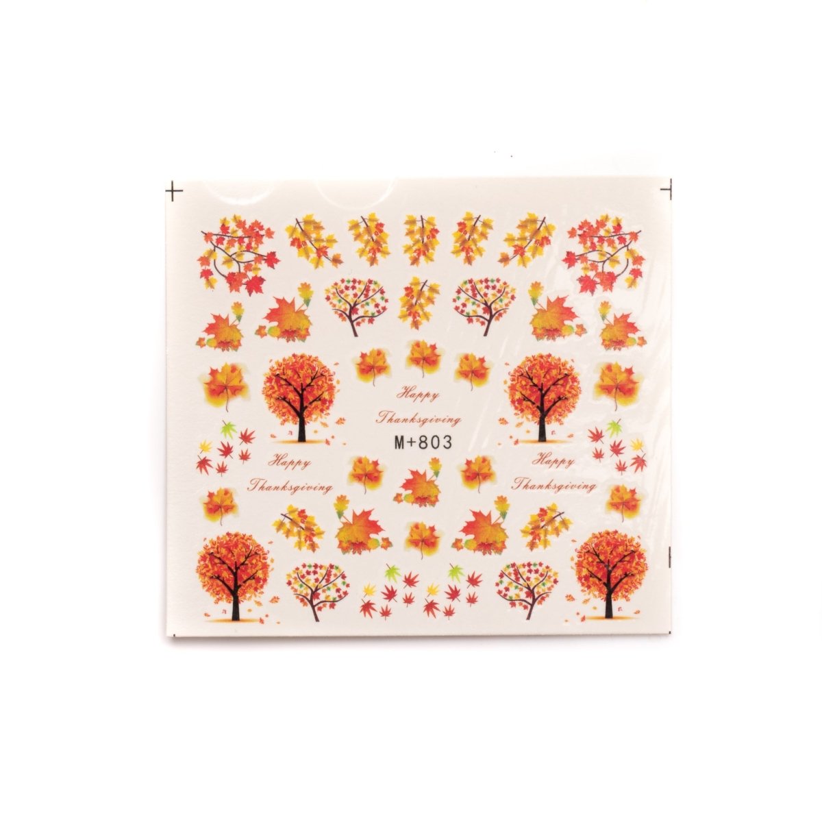 Fall / Autumn Nail Decal Sticker | m+803 - Hey Beautiful Nail Supplies