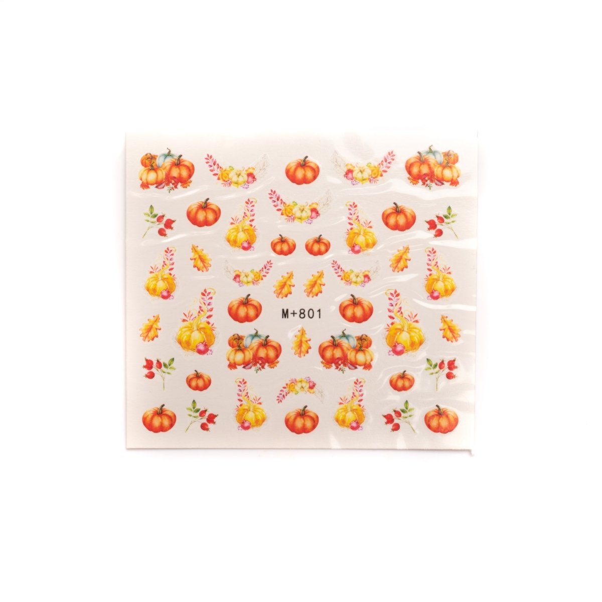 Fall / Autumn Nail Sticker | m+801 - Hey Beautiful Nail Supplies