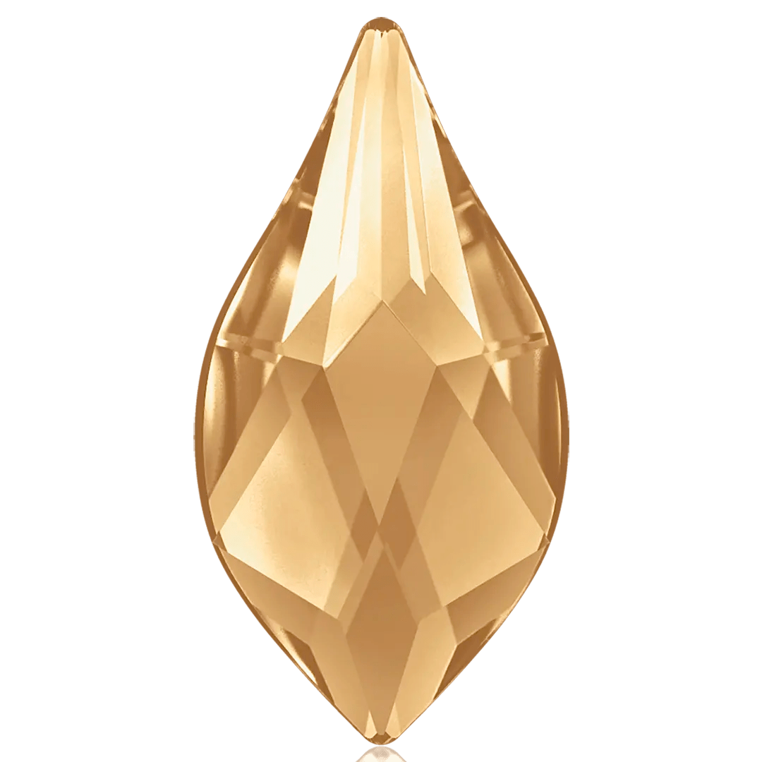 Flame | Golden Shadow | Serinity Rhinestones Non Hotfix - Hey Beautiful Nail Supplies