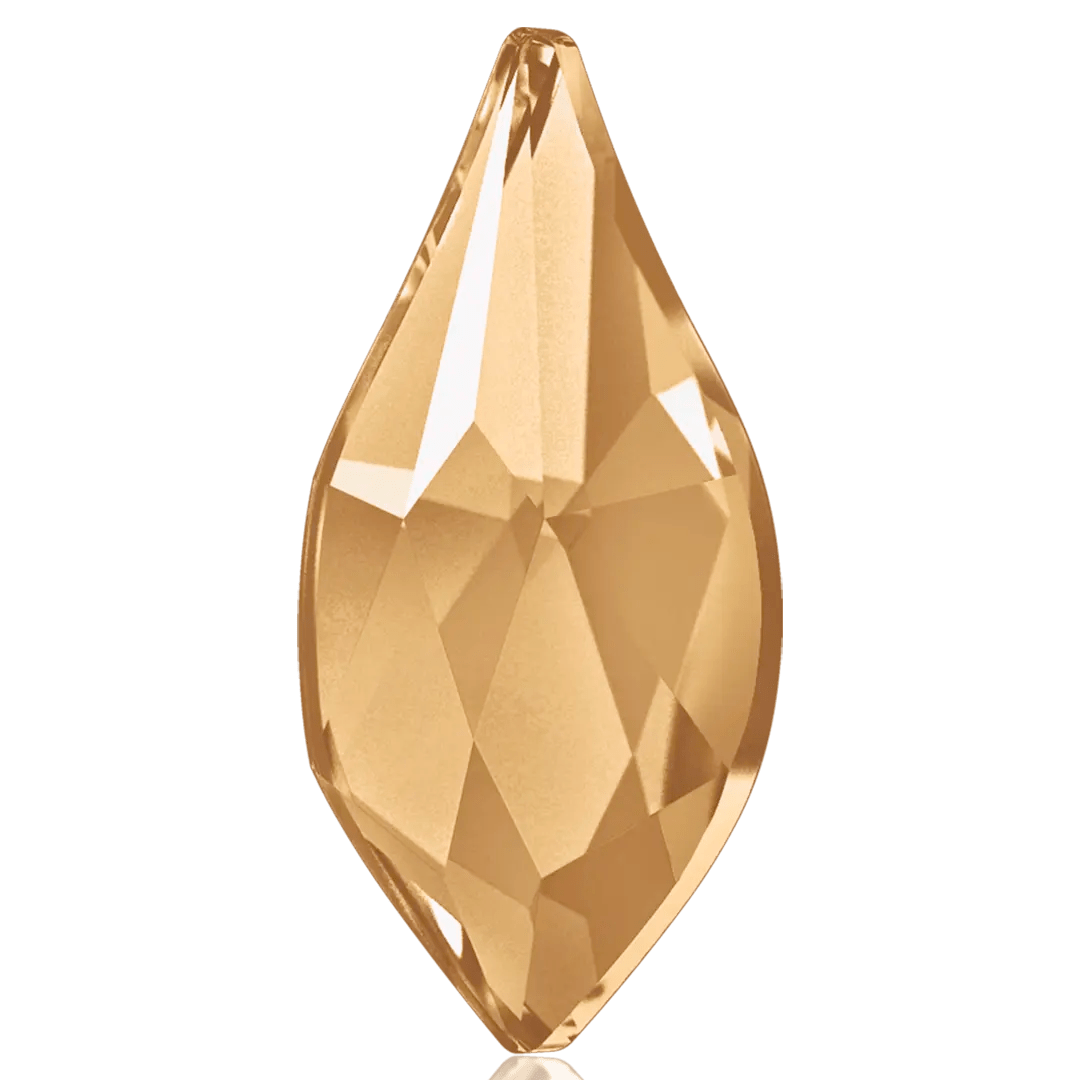 Flame | Golden Shadow | Serinity Rhinestones Non Hotfix - Hey Beautiful Nail Supplies