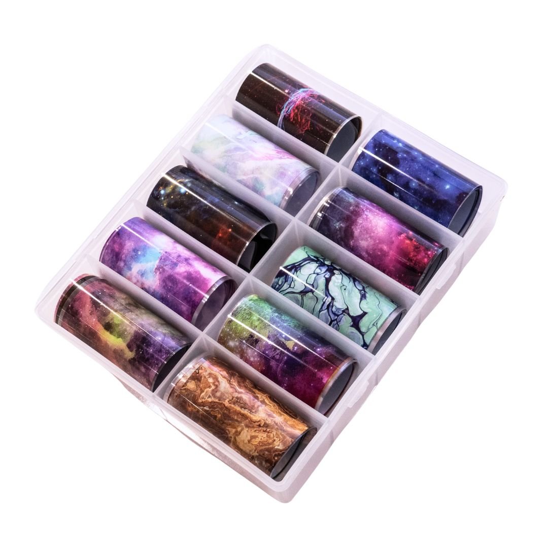 Galaxy Nail Foil Sticker - Hey Beautiful Nail Supplies