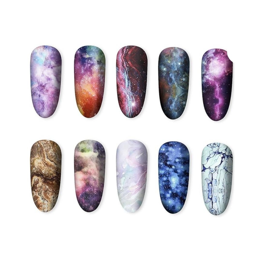 Galaxy Nail Foil Sticker - Hey Beautiful Nail Supplies