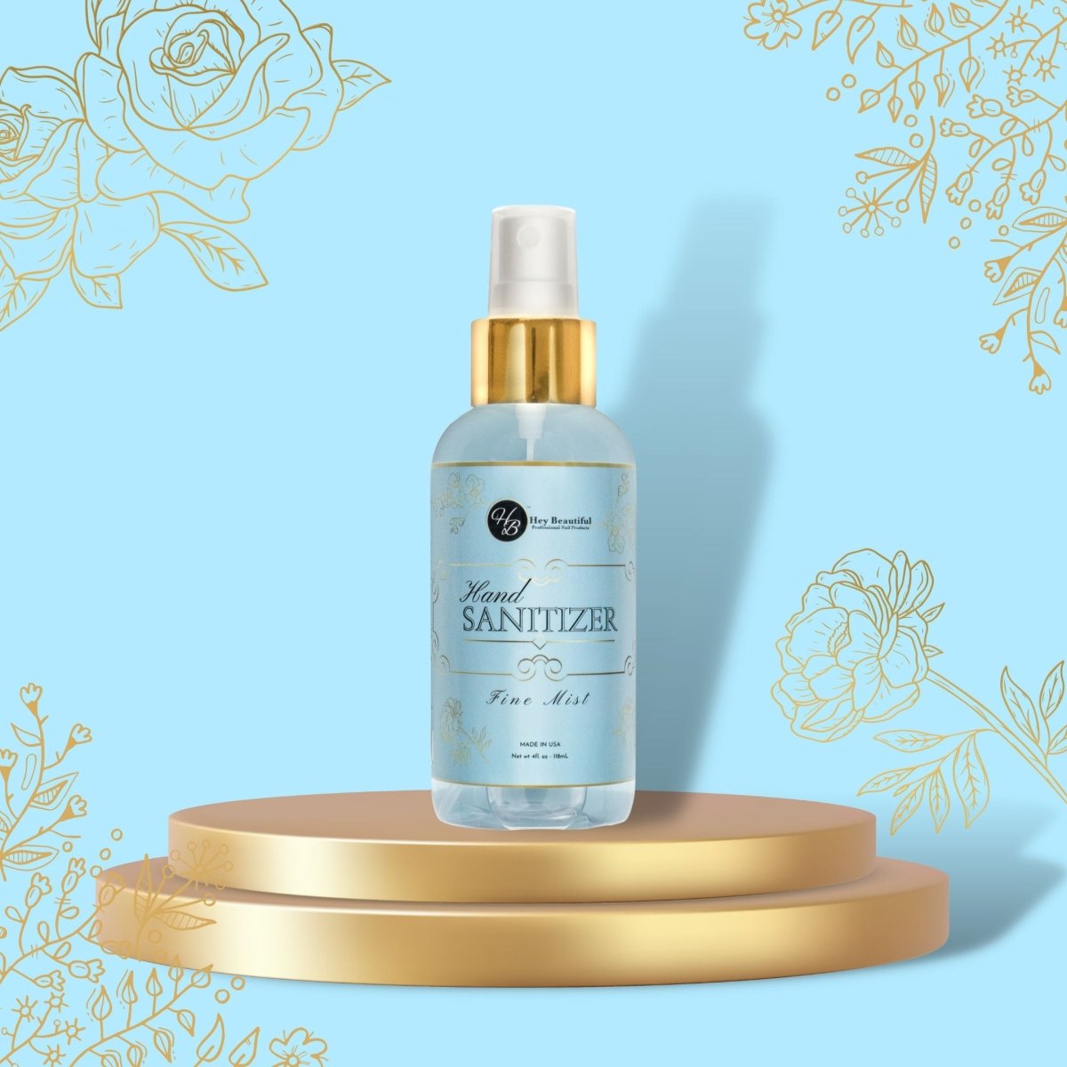Hand Sanitizer | Fine Mist - Hey Beautiful Nail Supplies