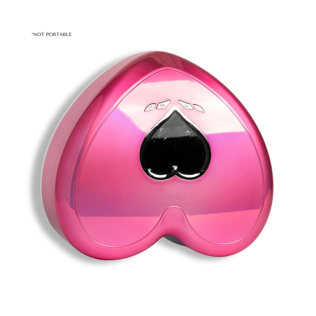 Heart Shape UV/LED Lamp | Pink - Hey Beautiful Nail Supplies