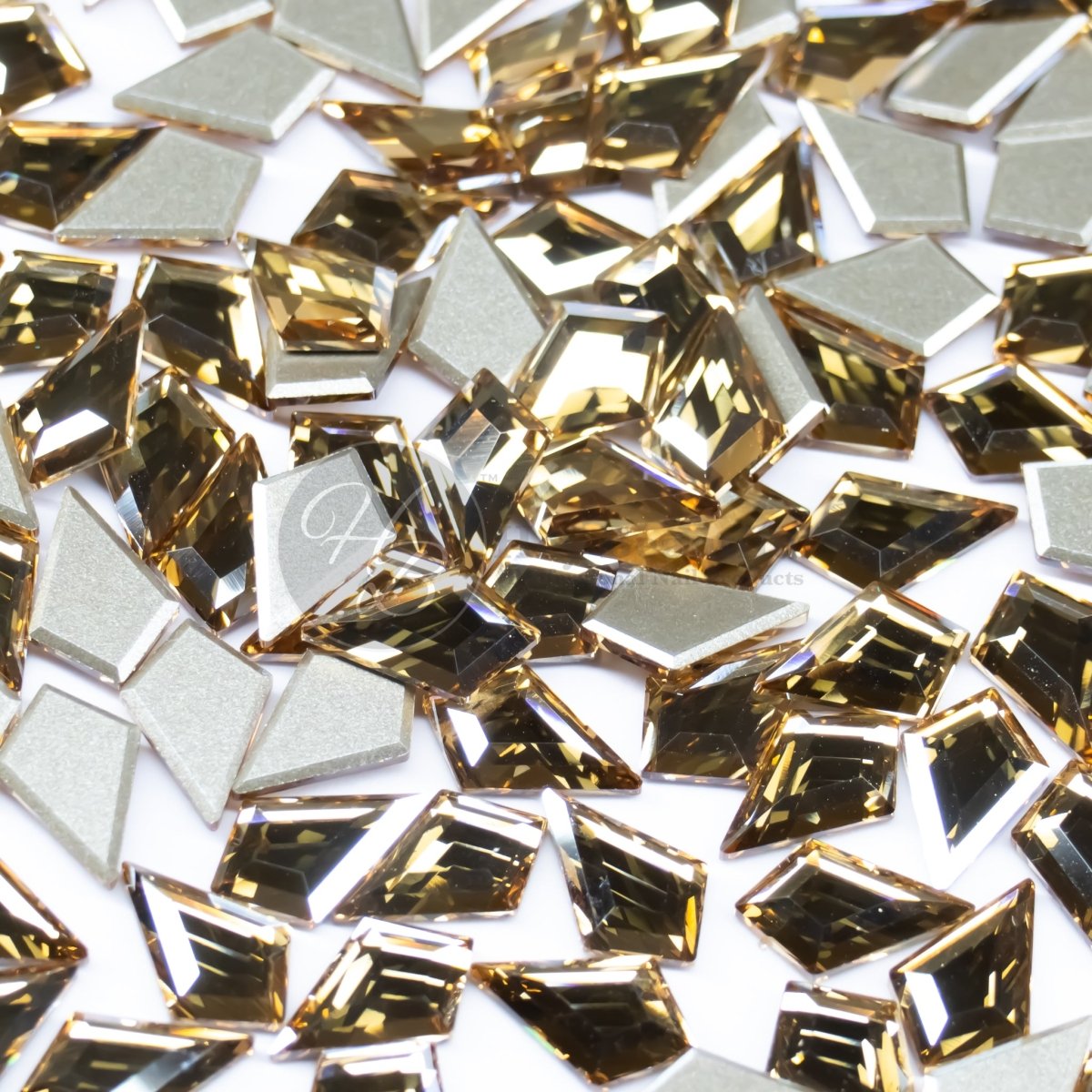 Kite | Golden Shadow | Serinity Rhinestones Non Hotfix - Hey Beautiful Nail Supplies