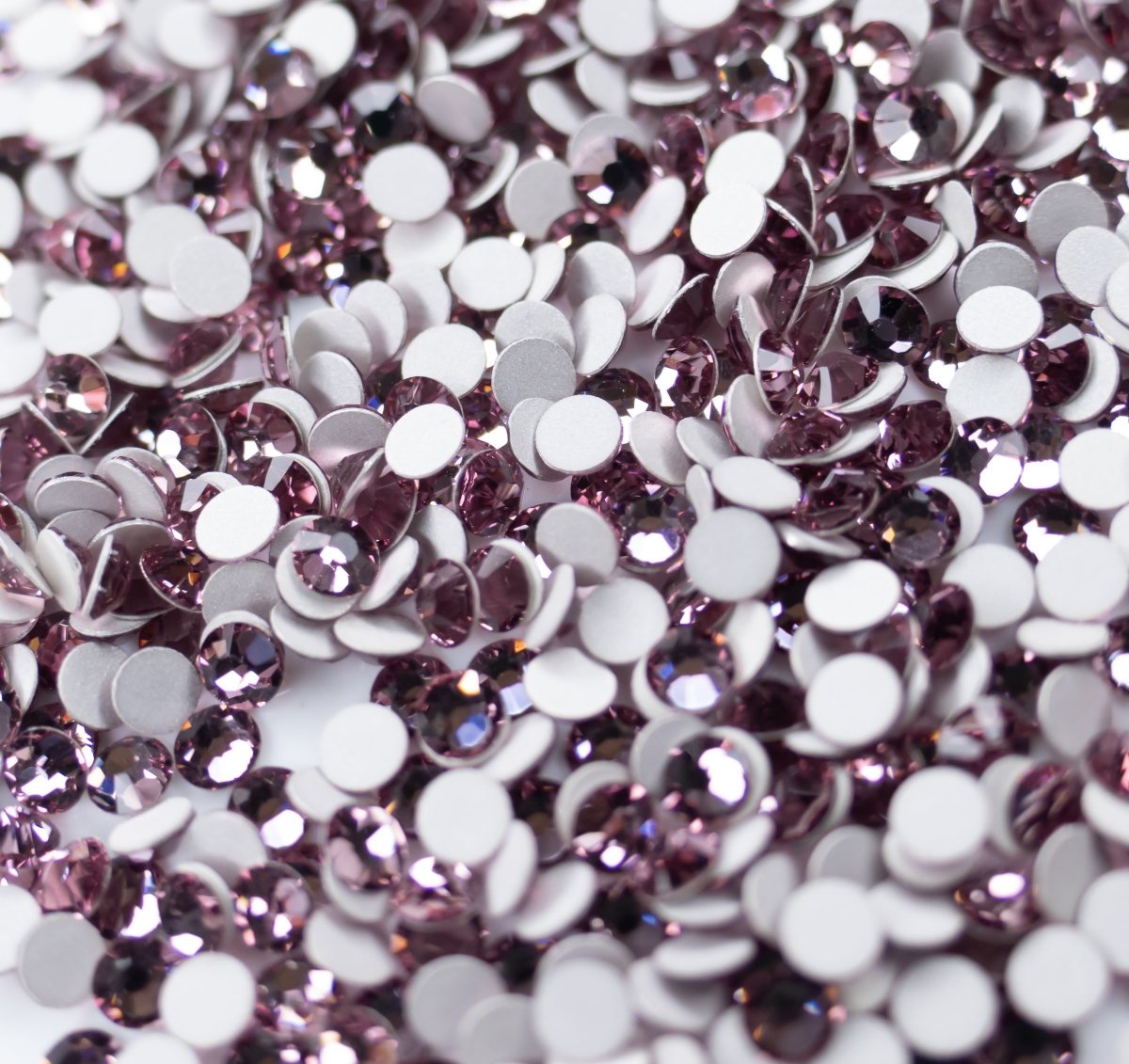 Light Amethyst | Preciosa MAXIMA | Round Flatback | Non Hotfix - Hey Beautiful Nail Supplies