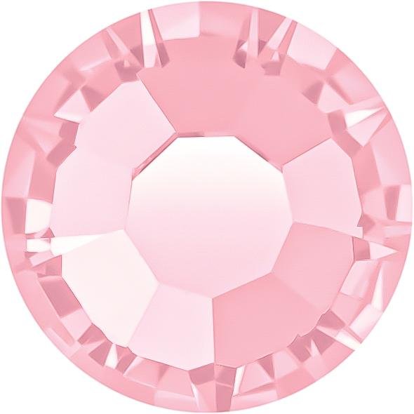 Light Rose | Preciosa MAXIMA | Round Flatback | Non Hotfix - Hey Beautiful Nail Supplies