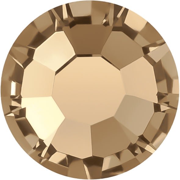 Light Smoked Topaz | Preciosa MAXIMA | Round Flatback | Non Hotfix - Hey Beautiful Nail Supplies