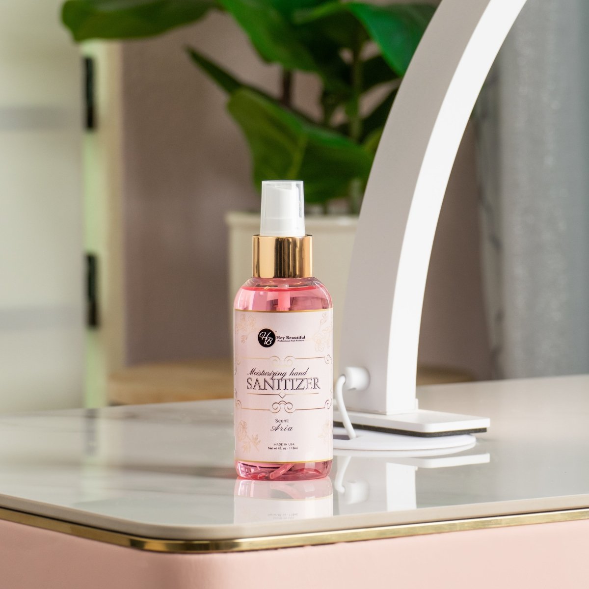 Moisturizing Hand Sanitizer | Aria Scent - Hey Beautiful Nail Supplies