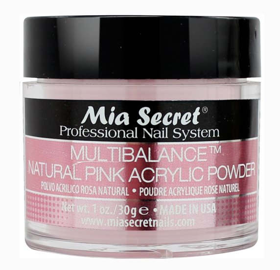MULTIBALANCE NATURAL PINK ACRYLIC POWDER - Hey Beautiful Nail Supplies