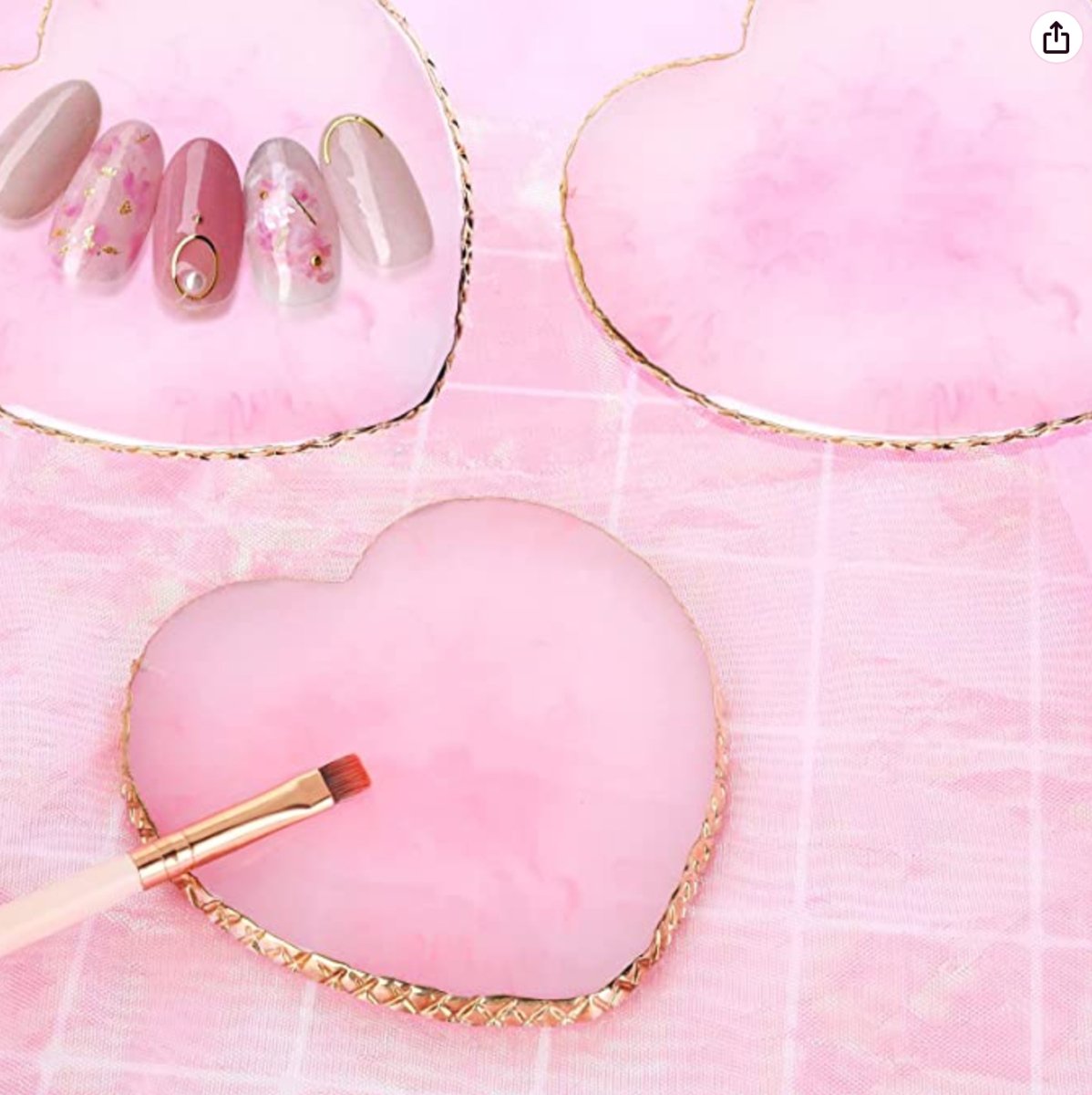 Nail Art Palette | Mixing gel paints - Hey Beautiful Nail Supplies