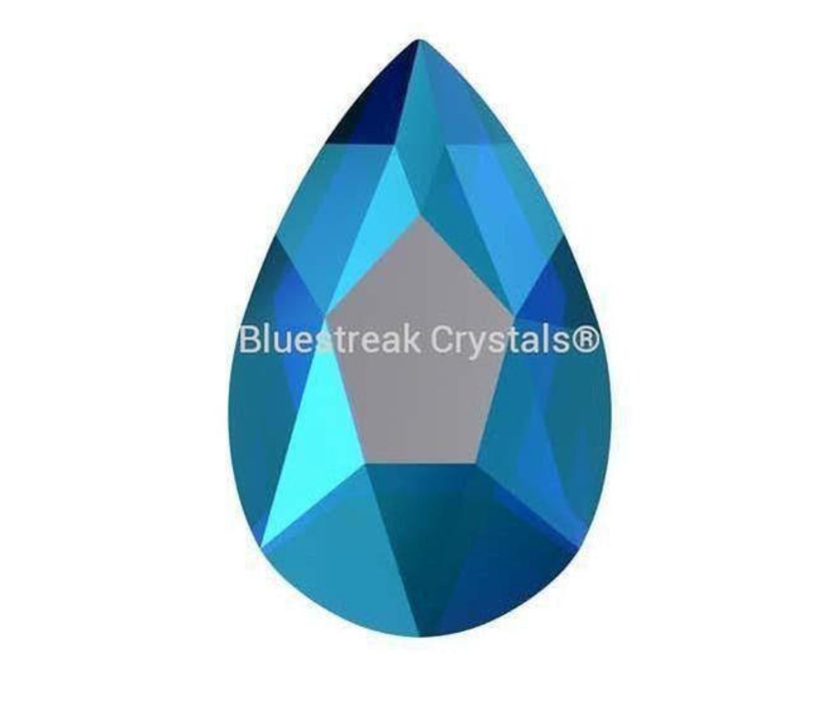 Pear | Cobalt Shimmer | Serinity Rhinestones Non Hotfix - Hey Beautiful Nail Supplies
