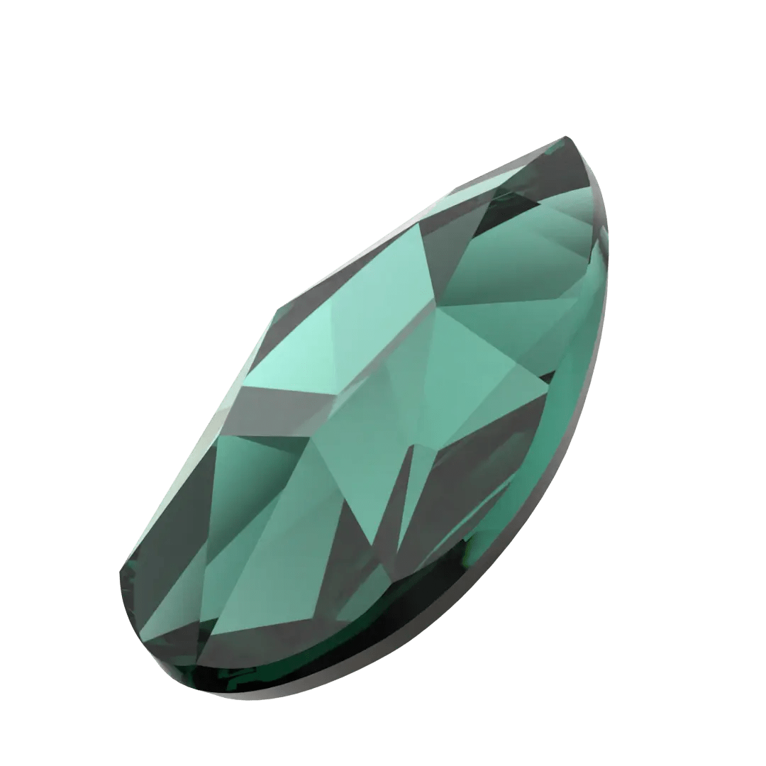 Pear | Emerald | Serinity Rhinestones Non Hotfix - Hey Beautiful Nail Supplies