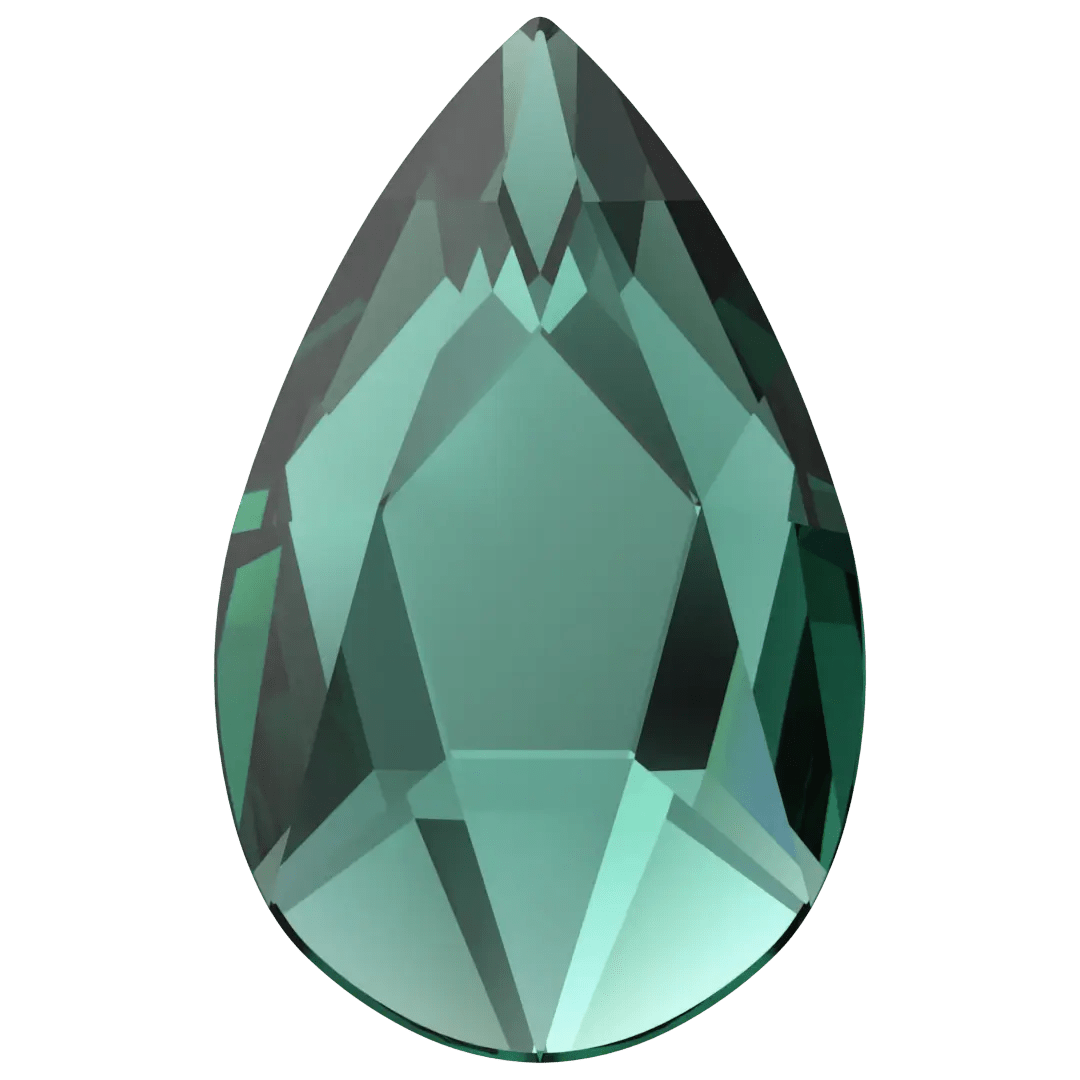 Pear | Emerald | Serinity Rhinestones Non Hotfix - Hey Beautiful Nail Supplies