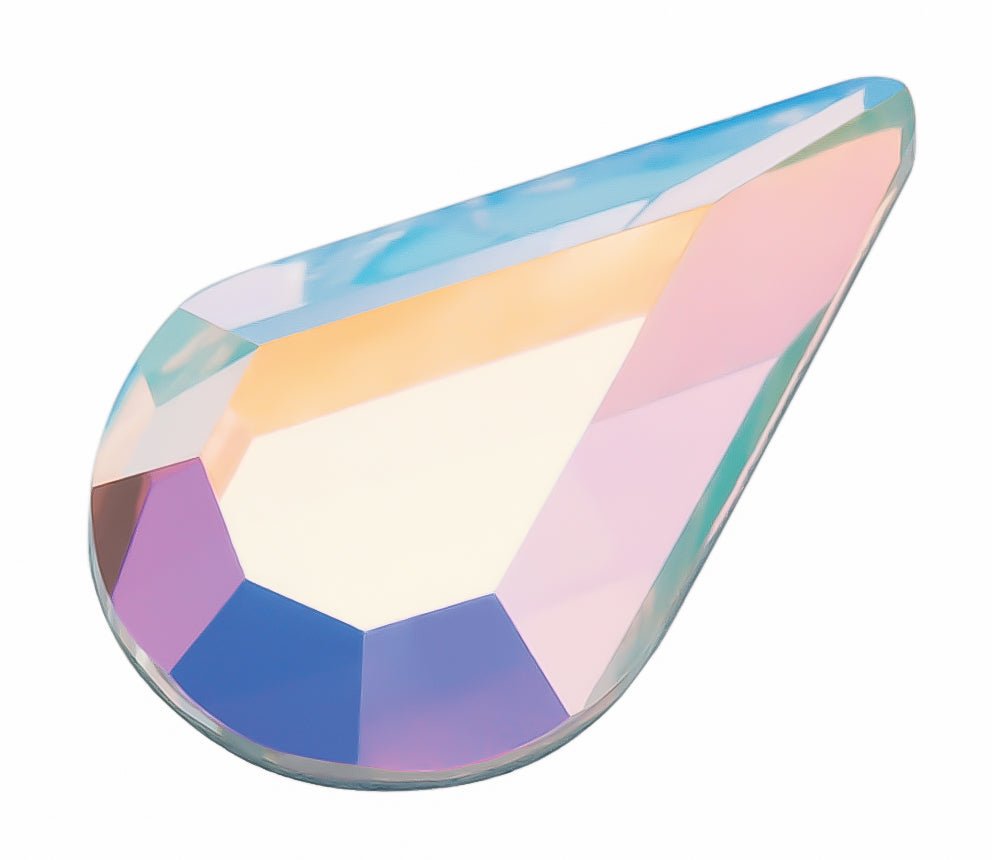 Pearshape Flatback Preciosa - Hey Beautiful Nail Supplies