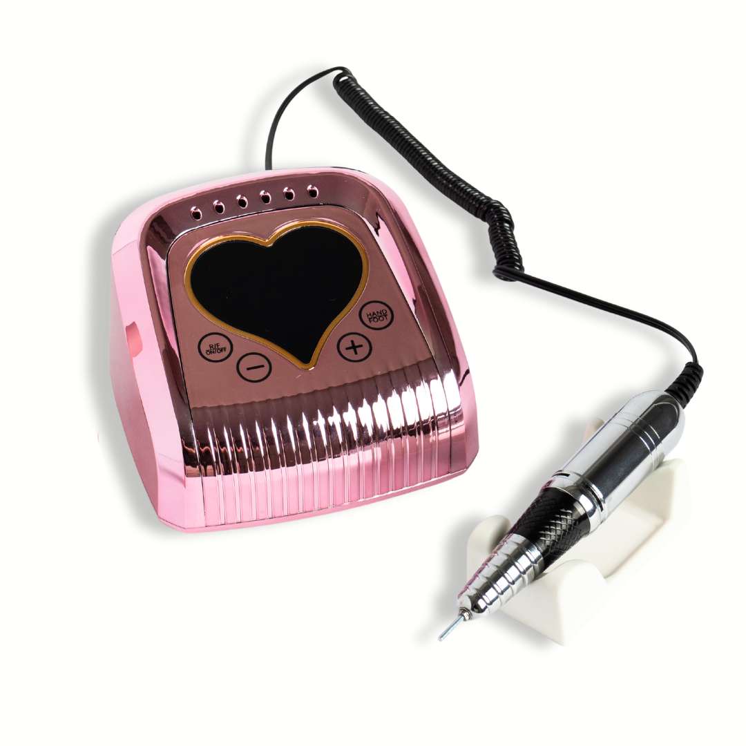 Pink Chrome Stationary Drill | 45k RPM - Hey Beautiful Nail Supplies