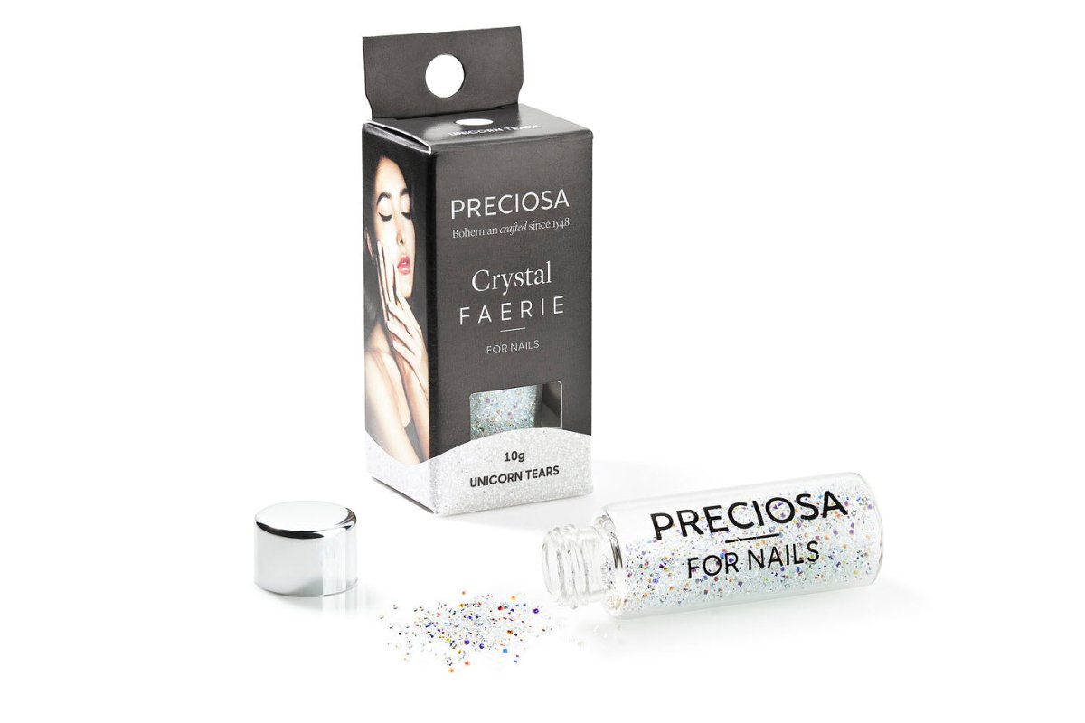 PRECIOSA Crystals Faerie For Nails | Unicron Tear 10 Grams - Hey Beautiful Nail Supplies