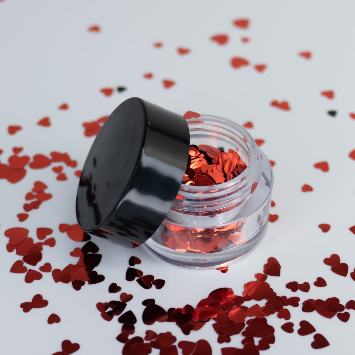 Red Hearts (10) - Hey Beautiful Nail Supplies