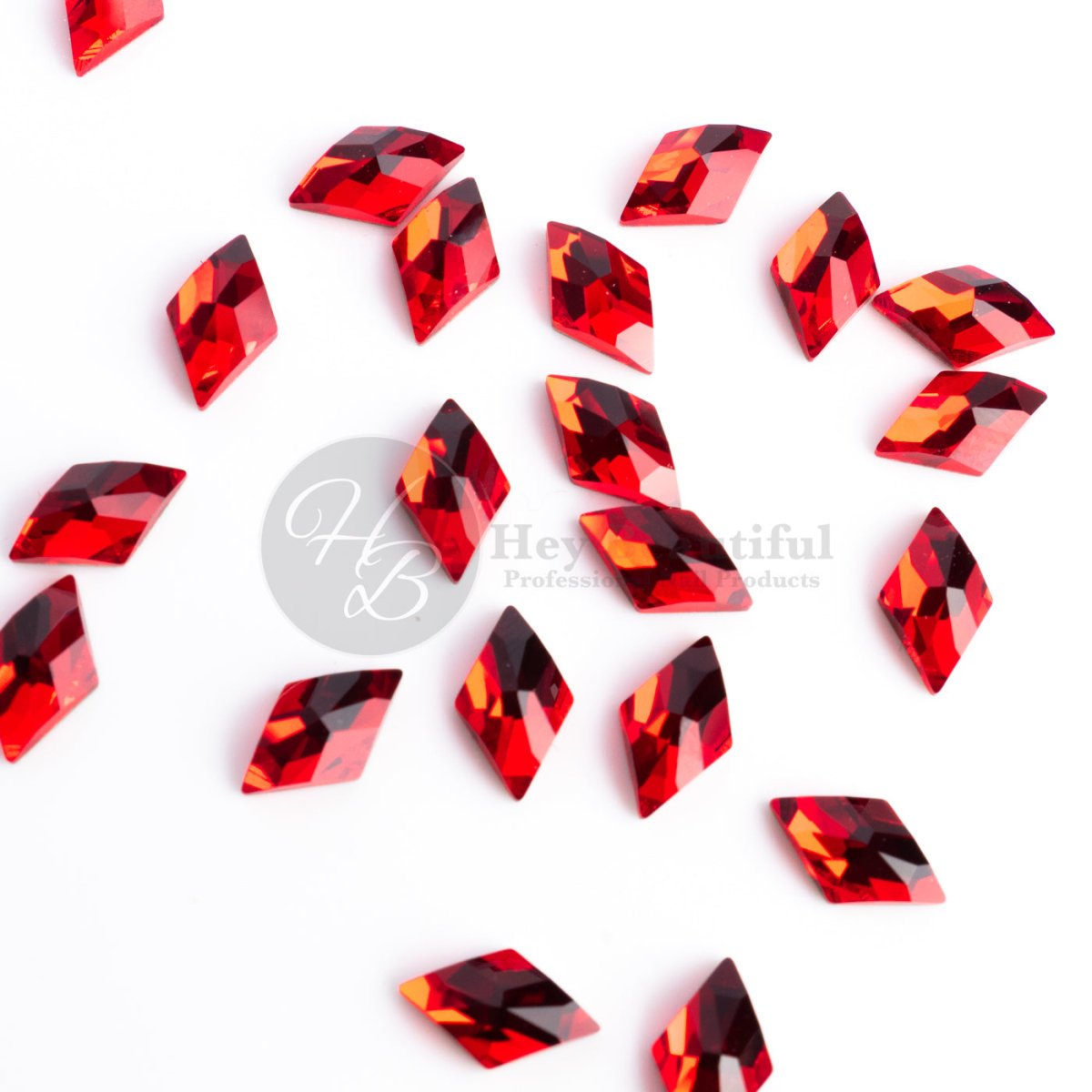 Rhombus | Light Siam | Serinity Rhinestones Non Hotfix - Hey Beautiful Nail Supplies