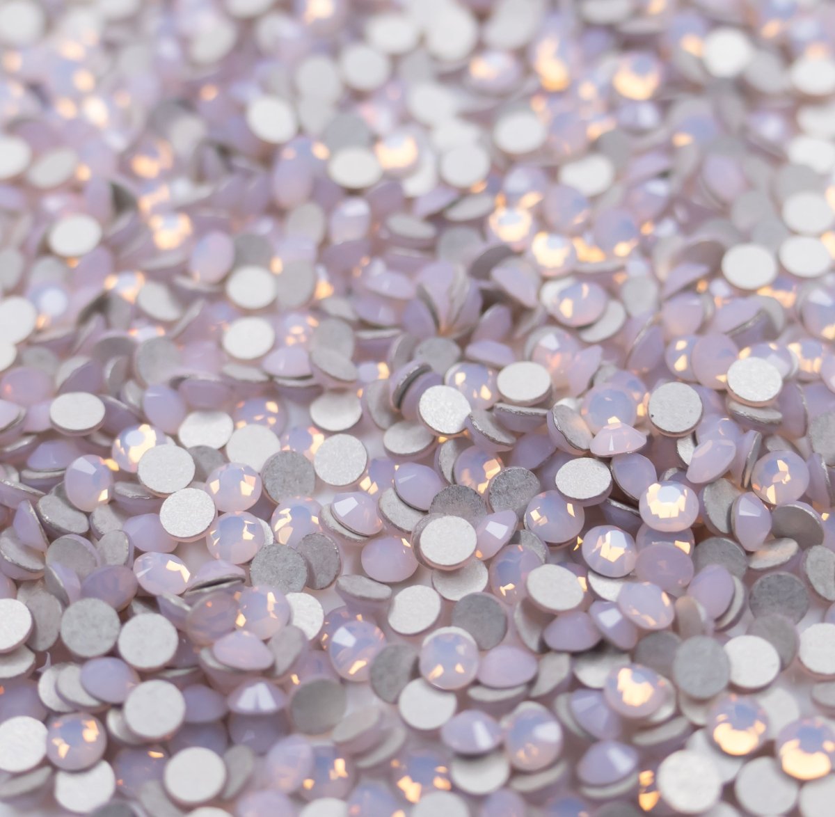 Rose Opal Preciosa Maxima Round Flatback Non Hotfix - Hey Beautiful Nail Supplies