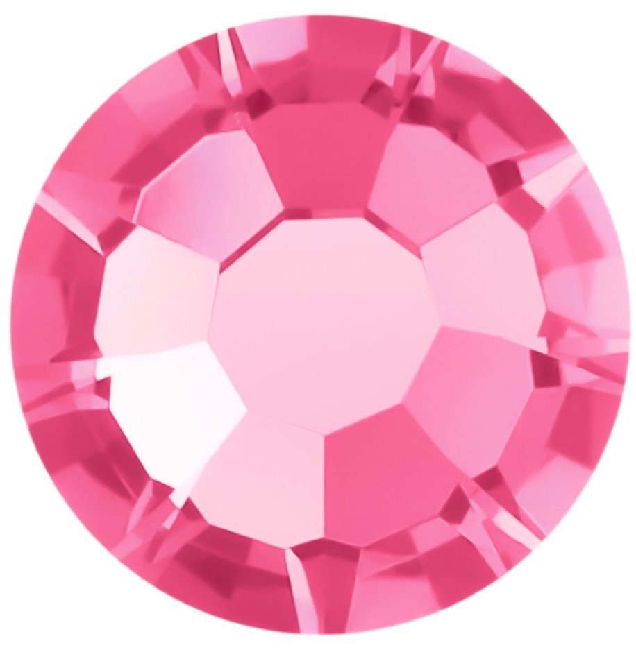 Rose | Preciosa Maxima | Round Flatback | No Hotfix - Hey Beautiful Nail Supplies