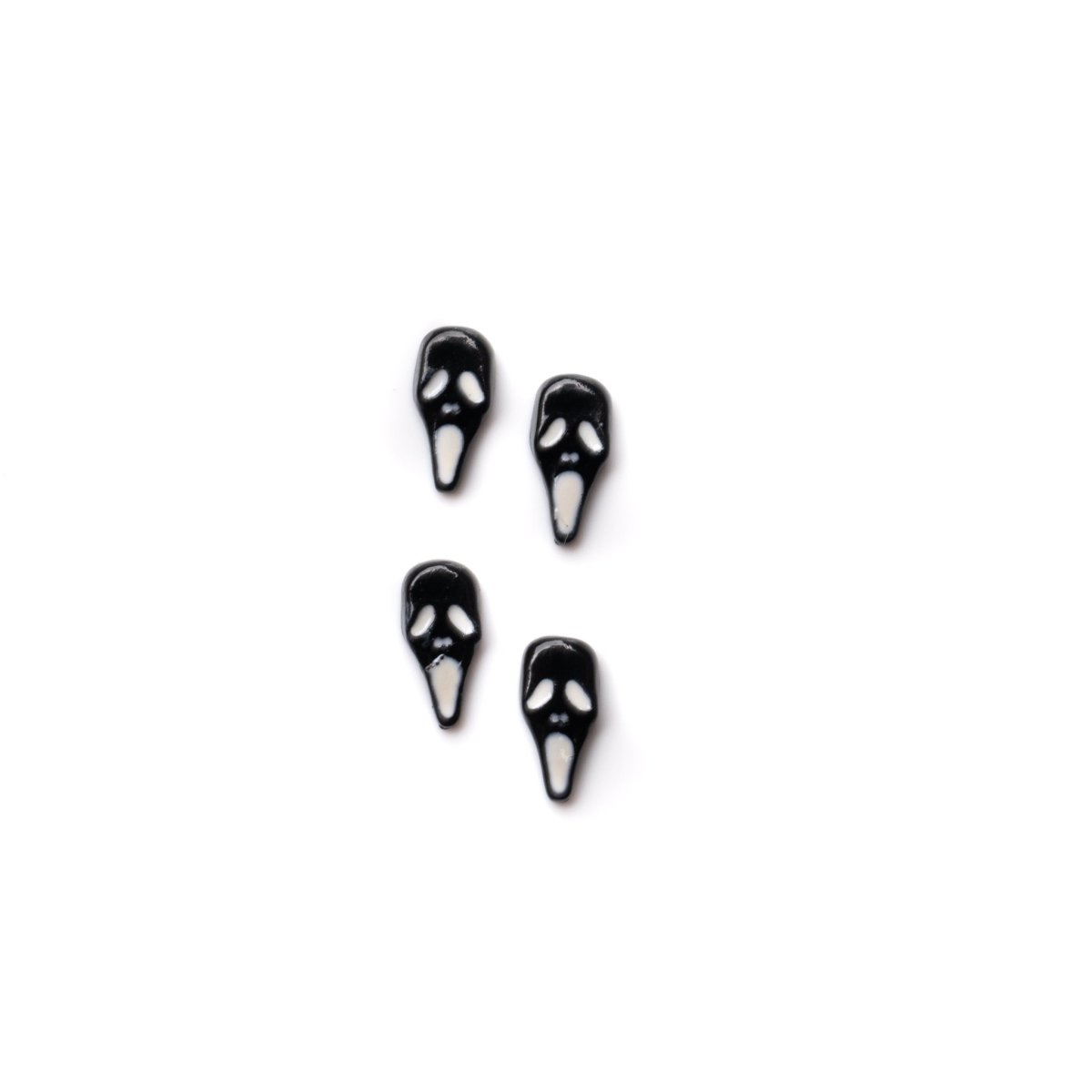 Scream Mask Charm | 4pcs - Hey Beautiful Nail Supplies