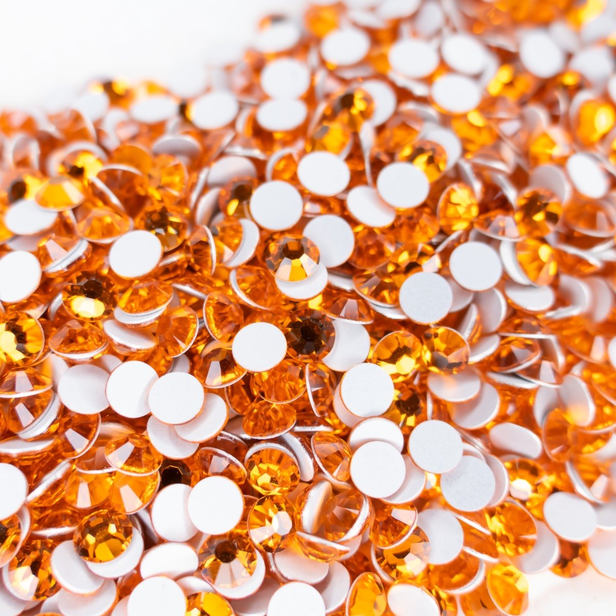 Sun | Preciosa MAXIMA | Round Flatback | Non Hotfix - Hey Beautiful Nail Supplies