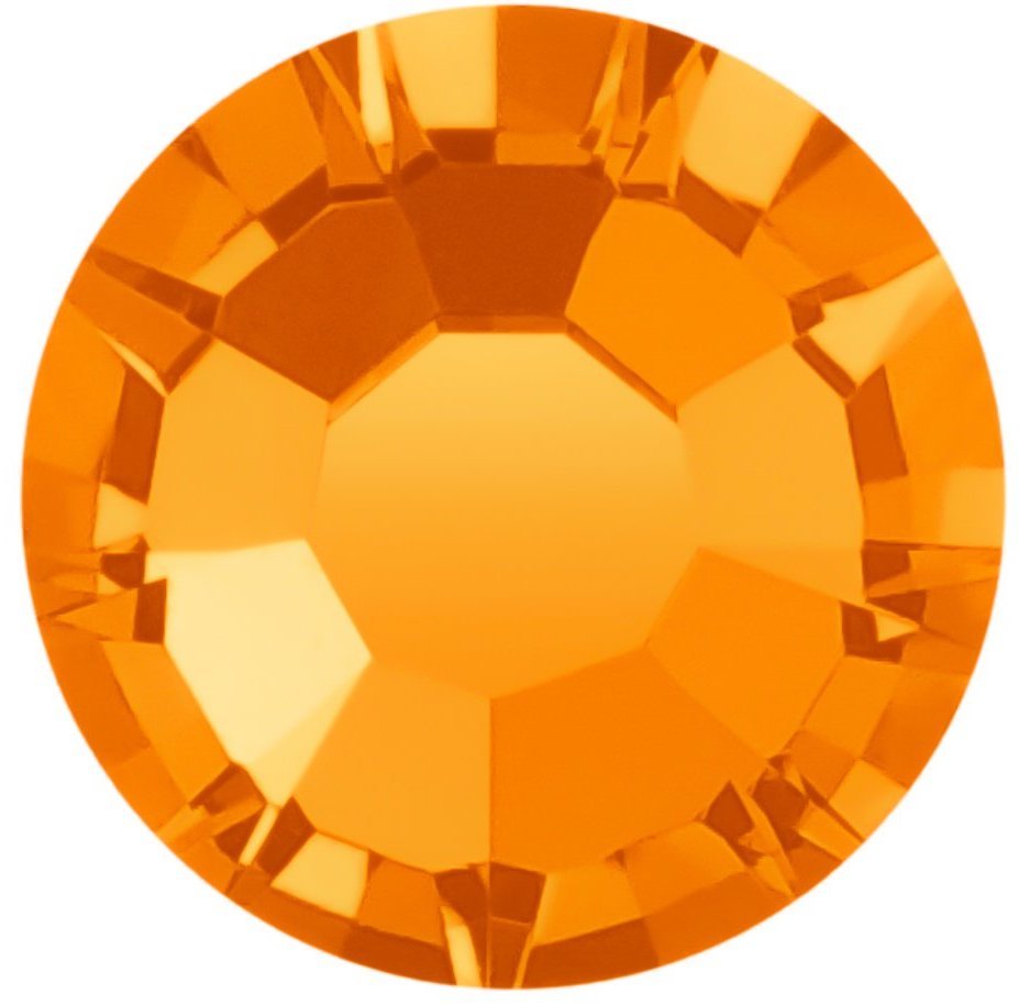 Sun | Preciosa MAXIMA | Round Flatback | Non Hotfix - Hey Beautiful Nail Supplies