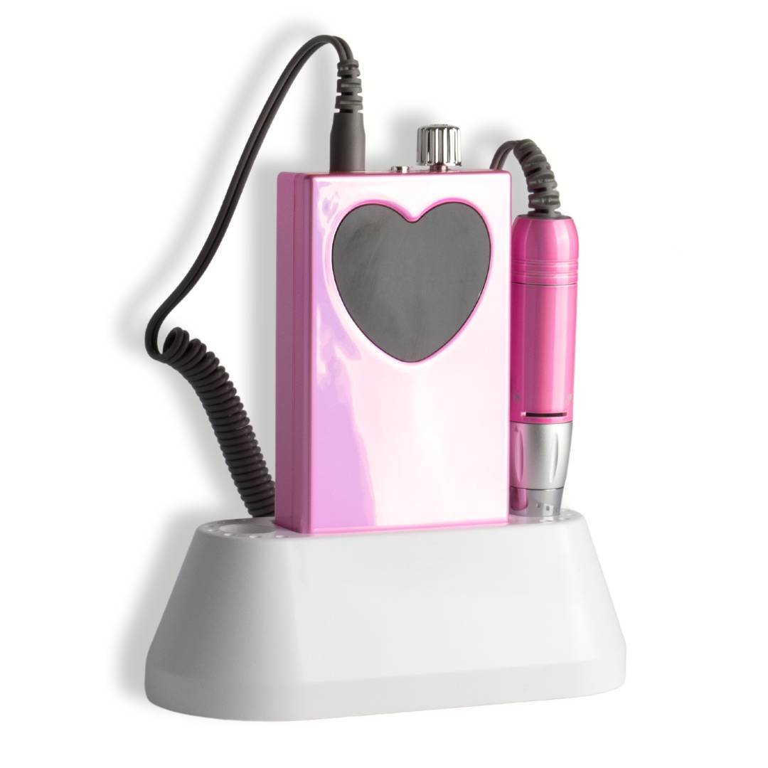 2 in 1 Heart Drill | Pink - Hey Beautiful Nail Supplies