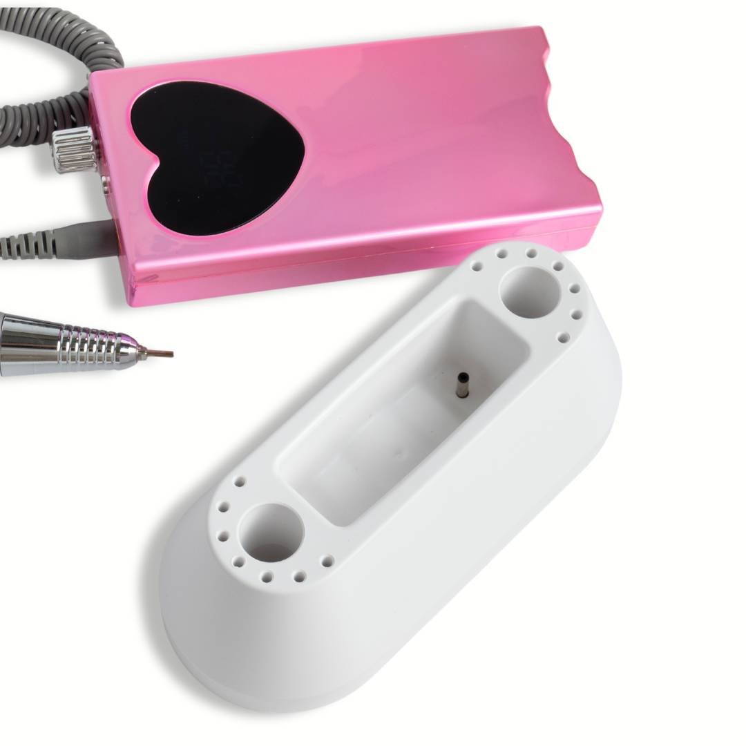 2 in 1 Heart Drill | Pink - Hey Beautiful Nail Supplies