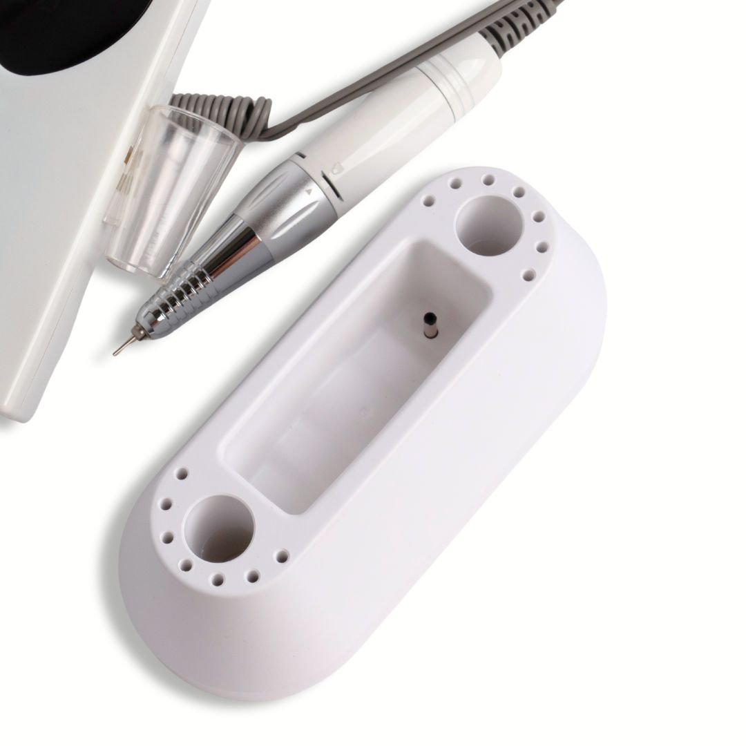 2 in 1 Heart Drill | White - Hey Beautiful Nail Supplies