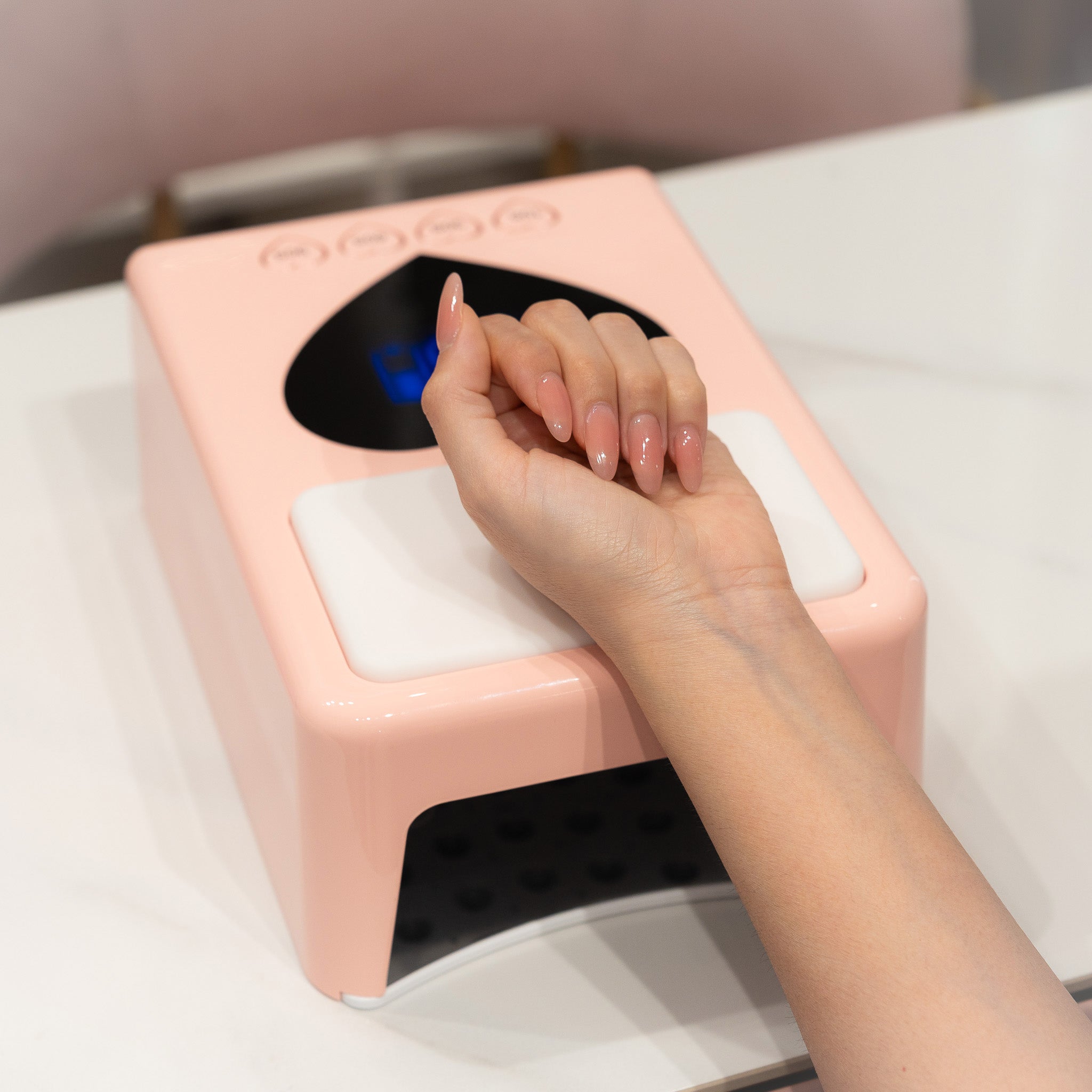 Powerful Pink Portable Nail Lamp