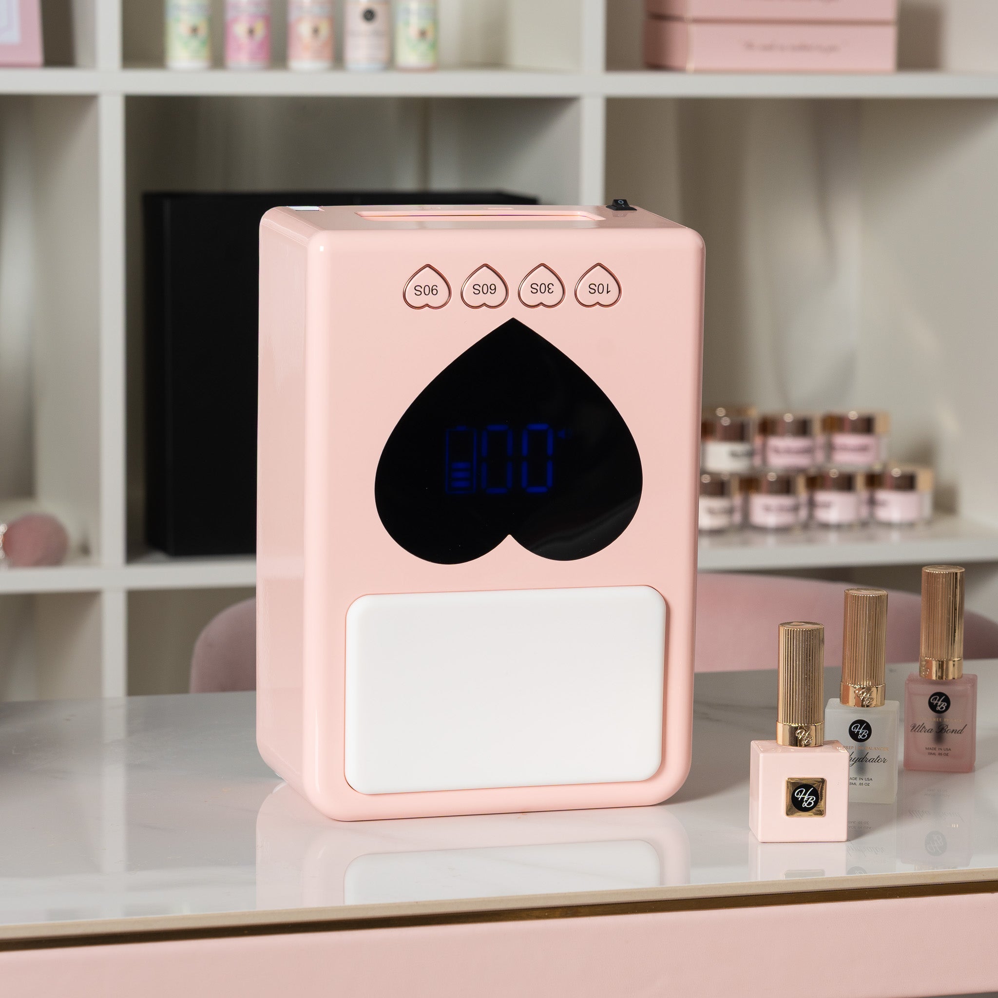 Powerful Pink Portable Nail Lamp