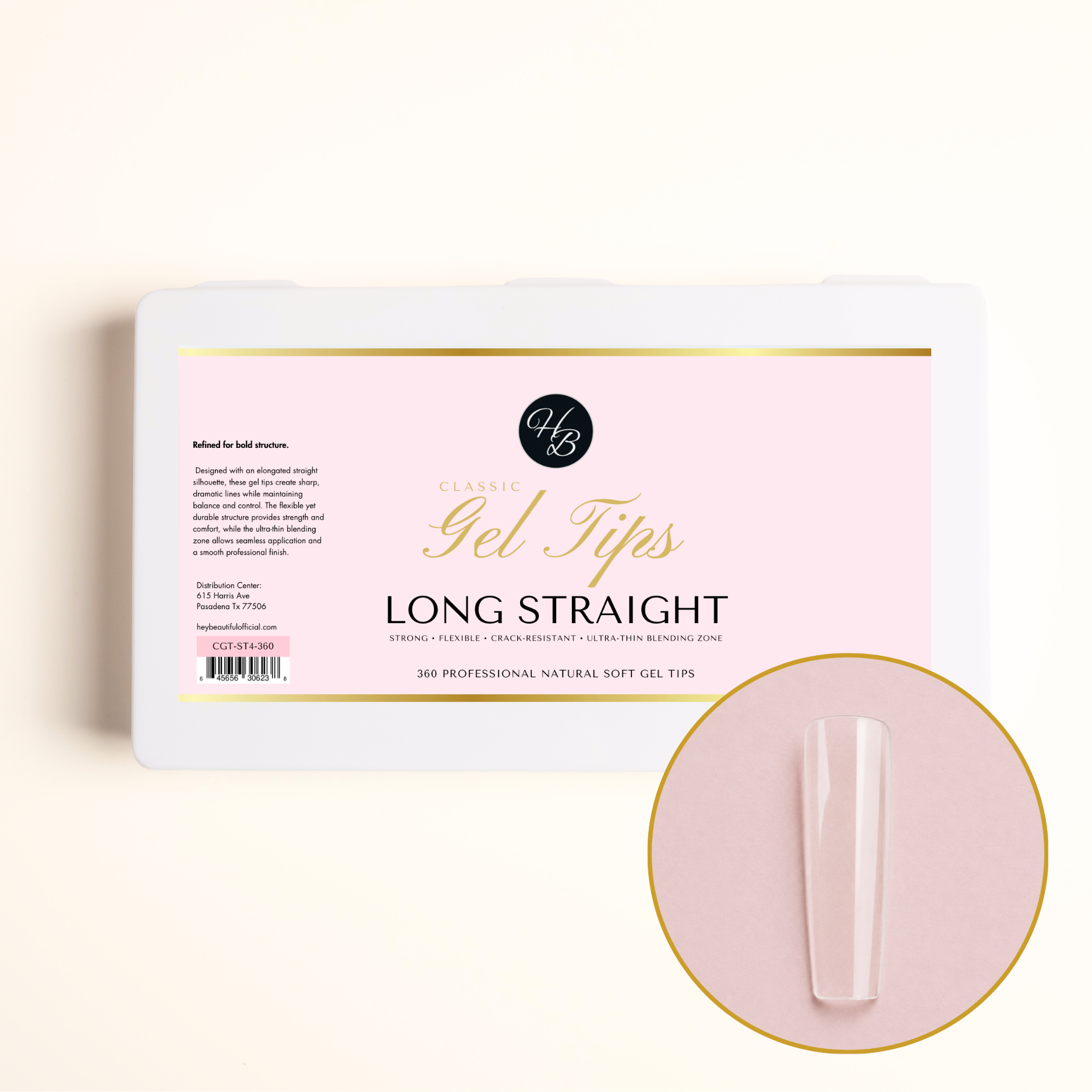 Classic Gel Tips | Long Straight