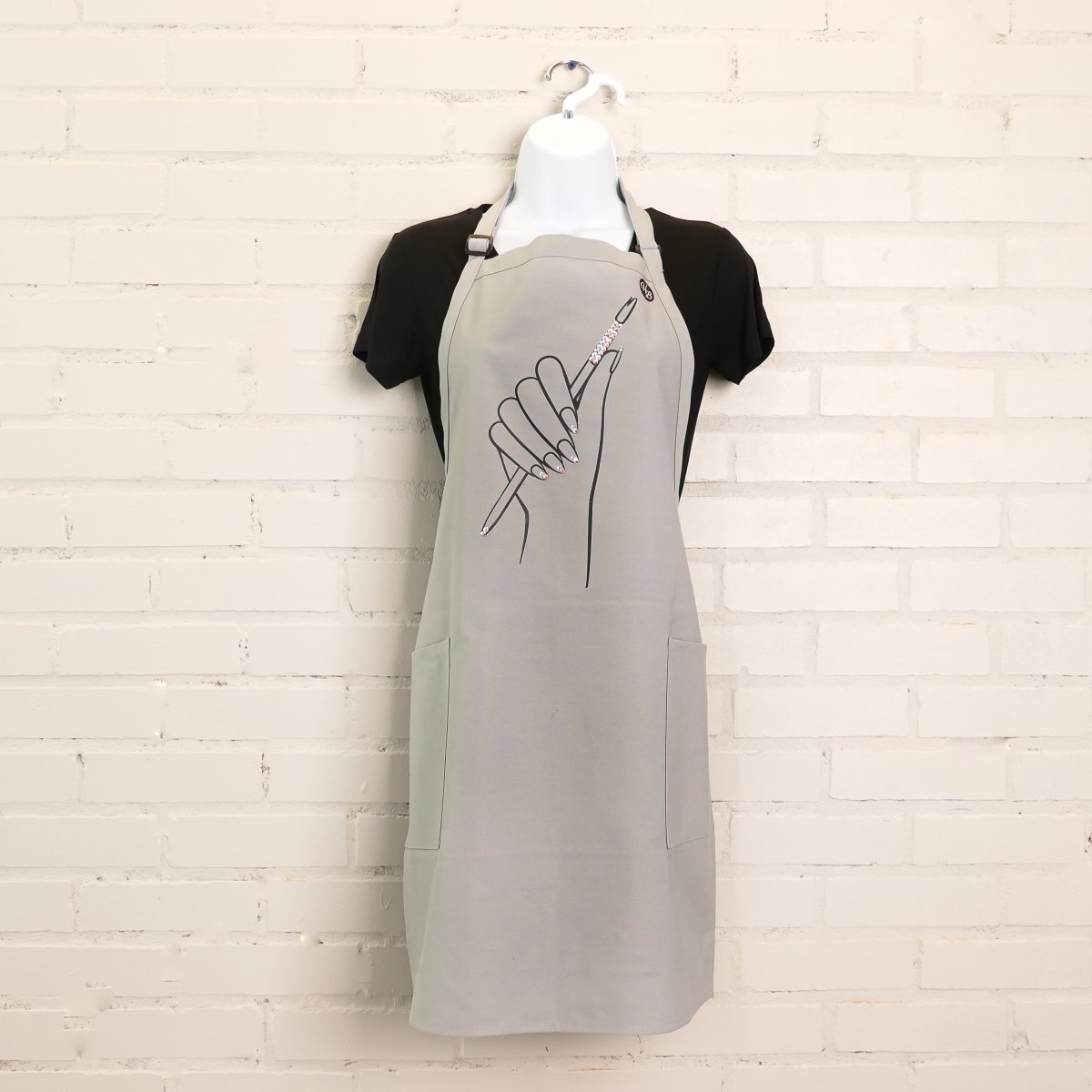 Apron | HB Official Apron With Preciosa Crystals - Hey Beautiful Nail Supplies