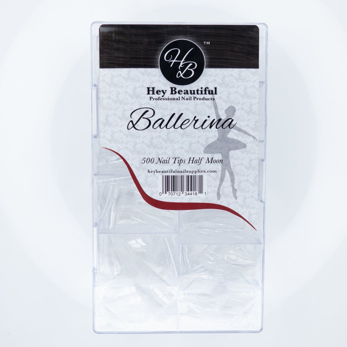 Ballerina Nail Tips - Hey Beautiful Nail Supplies