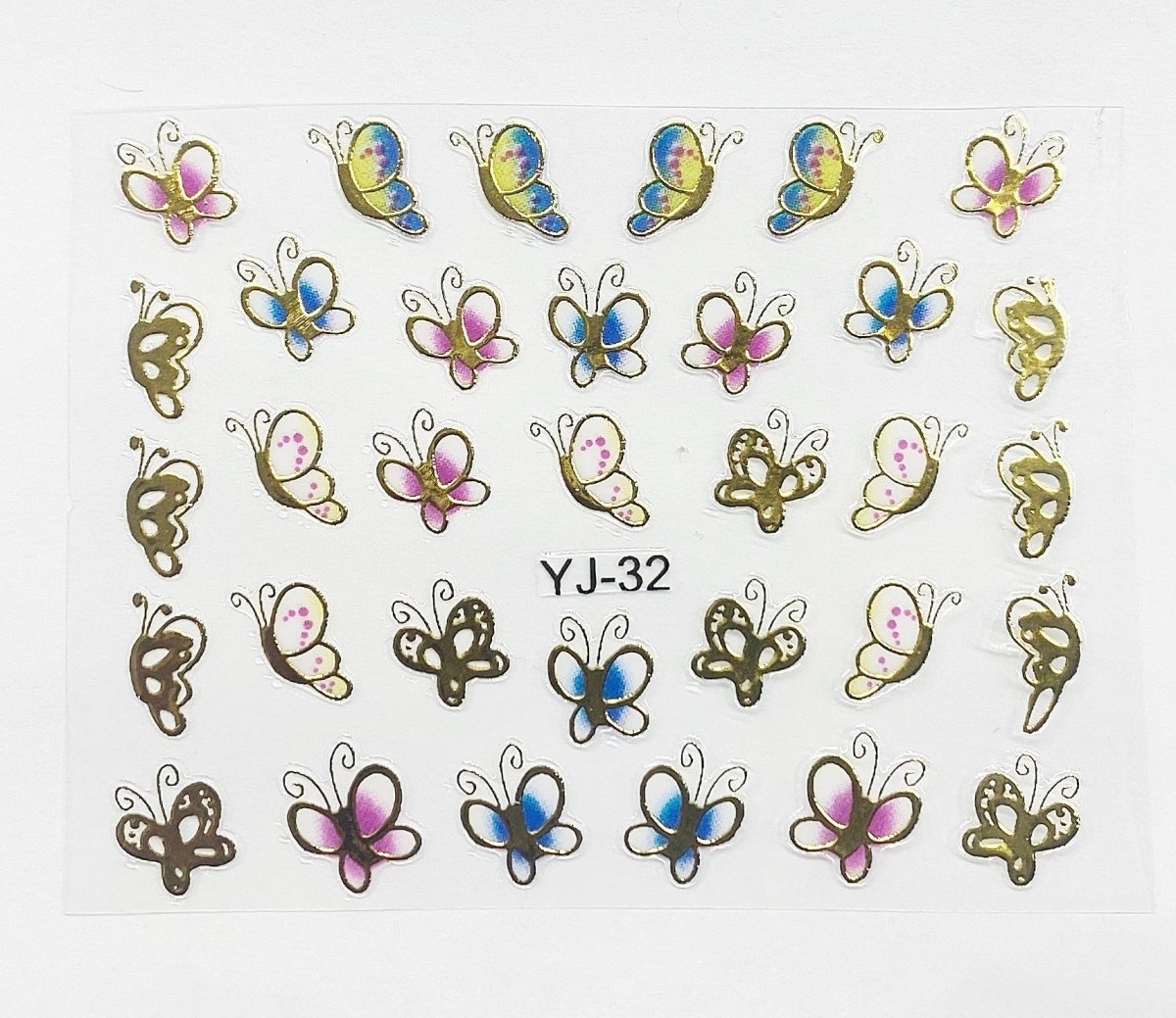 Butterfly decals 2 - Hey Beautiful Nail Supplies