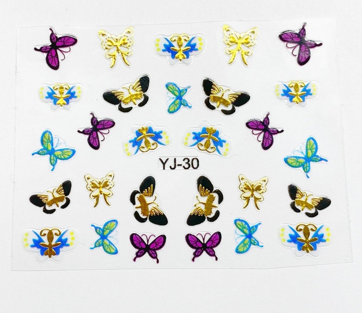 Butterfly decals 2 - Hey Beautiful Nail Supplies